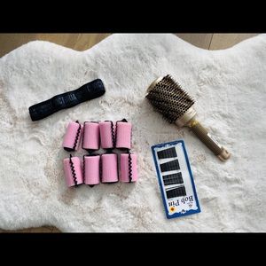 Hair brush and accessories